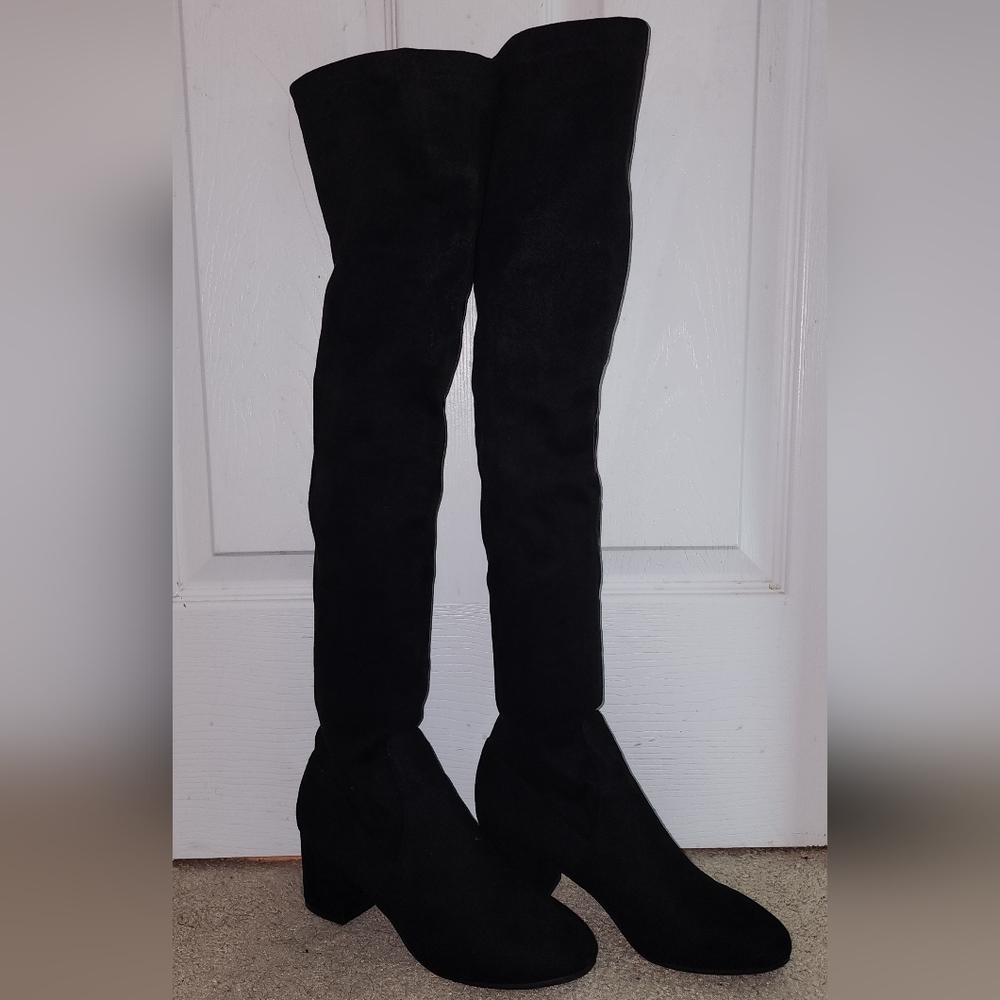 Suede Over the Knee Boots